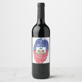 Haiti Vinflaska Etikett