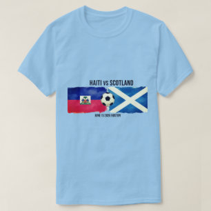 Haiti vs Skottland fotbollsmatch VM T Shirt