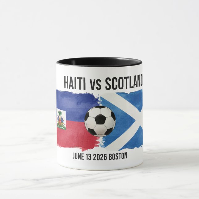 Haiti vs Skottland Fotbollsmugg – VM 2026  Mugg (Center)