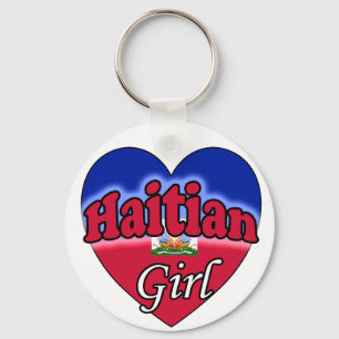 Haitian Girl Nyckelring
