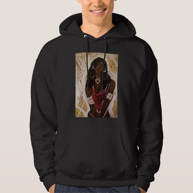 HAITIAN HEARTBREAK SWEATSHIRT MED LUVA (Framsida)
