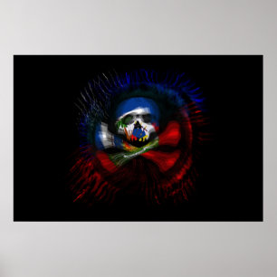Haitian Pirat Flagga Poster