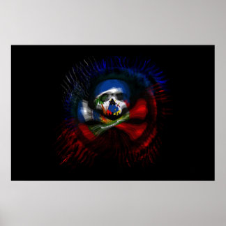 Haitian Pirat Flagga Poster