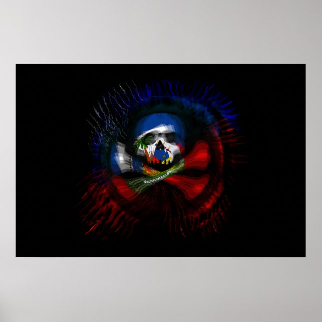 Haitian Pirat Flagga Poster (Framsidan)
