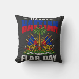 Haitians flagdag | Haiti Pride-design Kudde