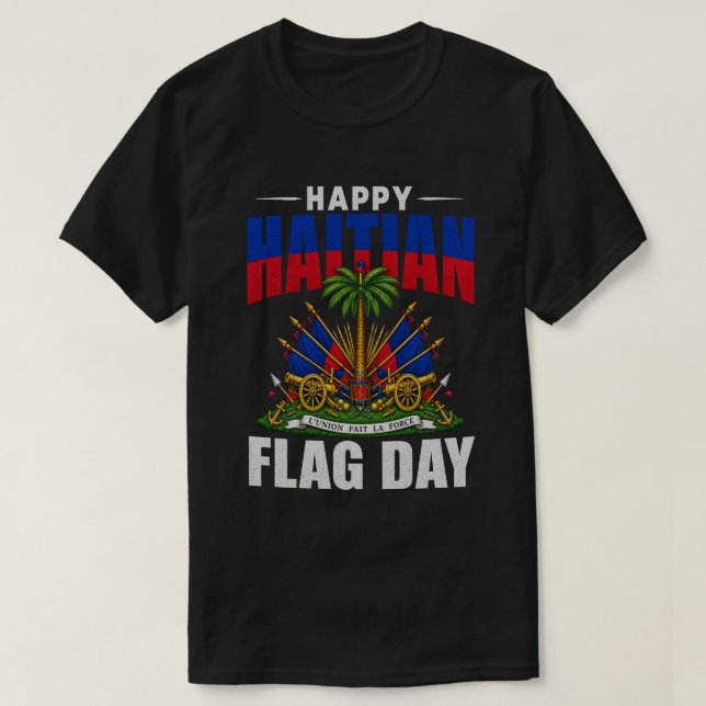 Haitians flagdag | Haiti Pride Design T Shirt (Design framsida)