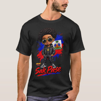 **Haitianska vibbar | Sak Pase Haitianskt stolthet T Shirt