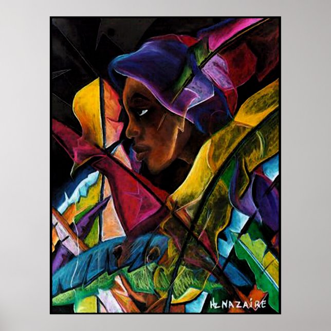 Haitienne en Vitraux Poster (Framsidan)