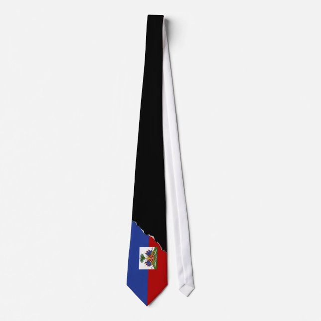 Haitier flagga för klassiker slips (Framsida)