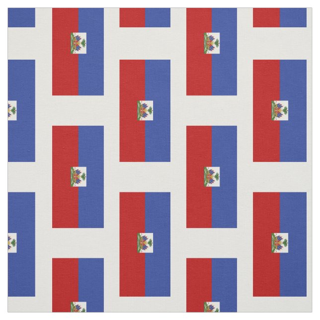 Haitier flagga för klassiker tyg (Provkarta)