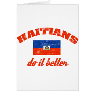 Haitier gör det som är bättre hälsningskort