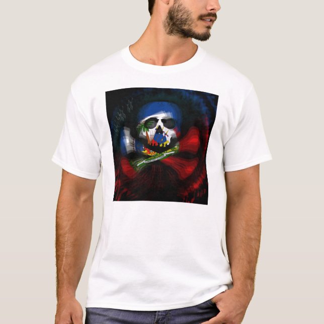 Haitier piratflagga tee (Framsida)