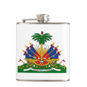 Haitier vapensköldflaska fickplunta