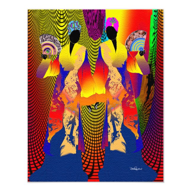 Haitis Creole Dam Fototryck (Framsidan)