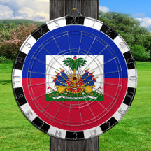 Haitis Dartboard och Haitis Flagga/speltavla