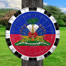 Haitis Dartboard och Haitis Flagga/vita speltavla Darttavla
