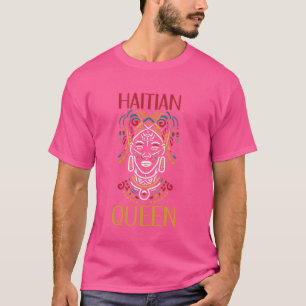 Haitis drottning Haiti Pride Ingenre Västindien Wo T Shirt