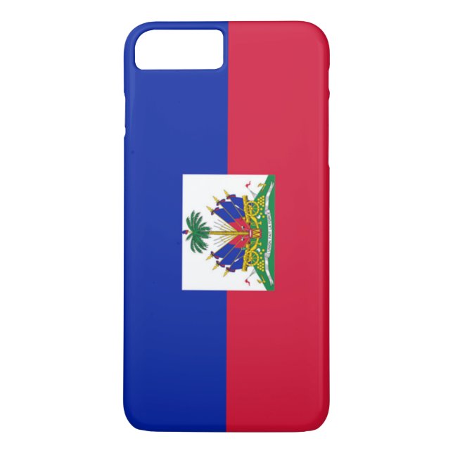 Haitis flagga Case-Mate iPhone skal (Baksida)
