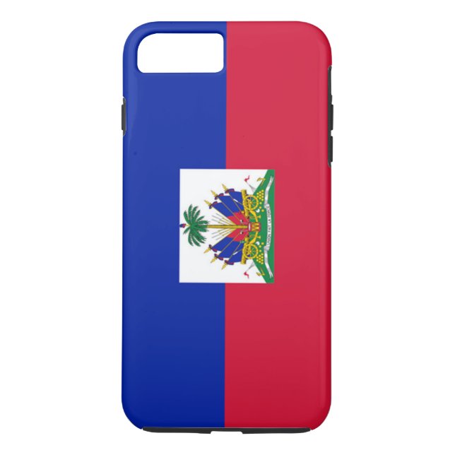 Haitis Flagga Case-Mate iPhone Skal (Baksida)