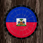 Haitis Flagga Dartboard och Haiti/speltavla Darttavla<br><div class="desc">Dartboard: Haitis och Haitis flagga,  familjejordspel - kärlek mitt land,  sommarspel,  helgdag,  fars dag,  födelsedagsfest,  college studenter/roligtar</div>