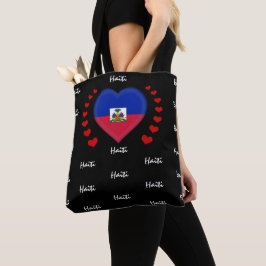 Haitis Flagga & Heart, Haitis Flagga/sport Tygkasse