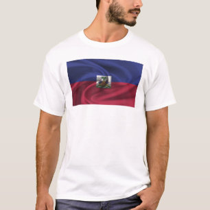 Haitis flagga t shirt