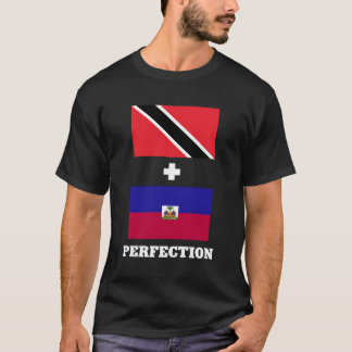 Haitis Flagga Trinidad och Tobago Perfection T Shirt