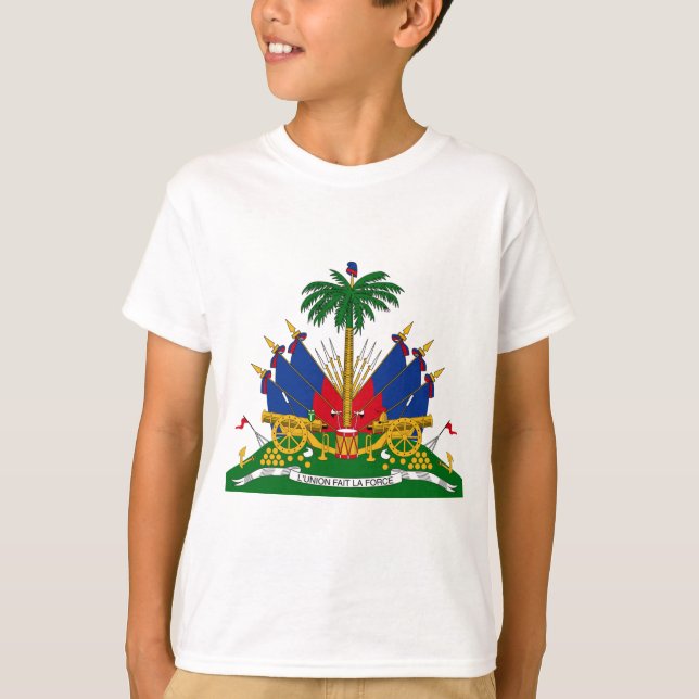 Haitis Jacka av Arm (Haiti) T Shirt (Framsida)