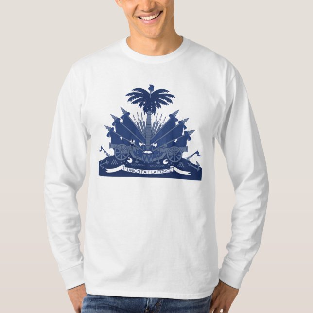 Haitis - jacka av arm Sweatshirt Tee Shirt (Framsida)