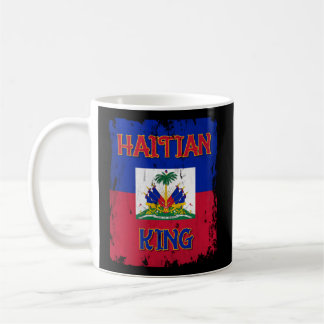 Haitis Kung Haitis Flagga Emblem Jackar Arm Haitie Kaffemugg