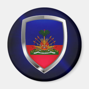 Haitis metallemblem magnet