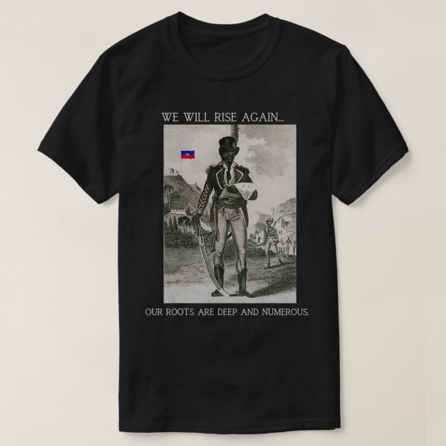 Haitis Vintage groomerad  T Shirt (Design framsida)