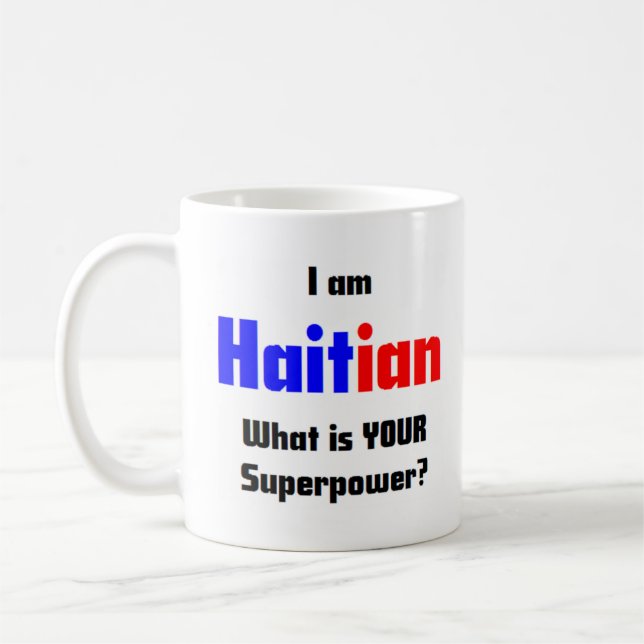 haitisk kaffemugg (Vänster)