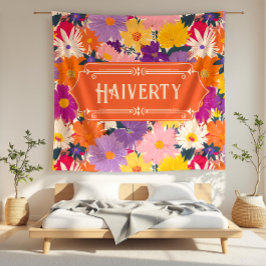 Haiverty Crowom Modern Blommigt Fleecefilt