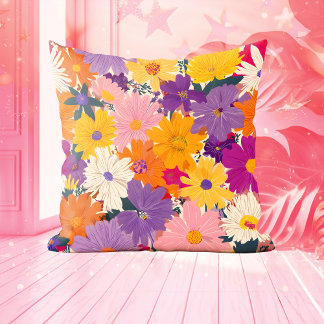 Haiverty Crowom Modern Blommigt Kudde