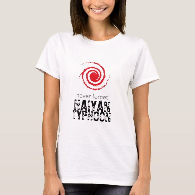 Haiyan Typhoon T-shirt (Framsida)