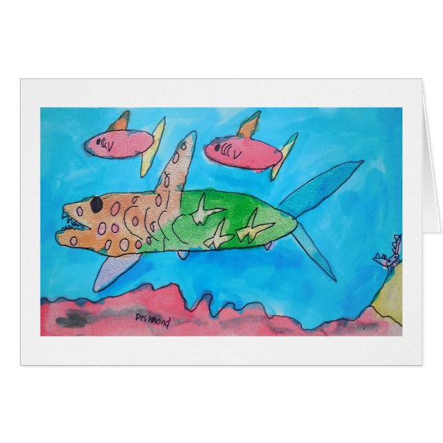 Haj Aloha Hälsningskort (Framsidan Horizontal)