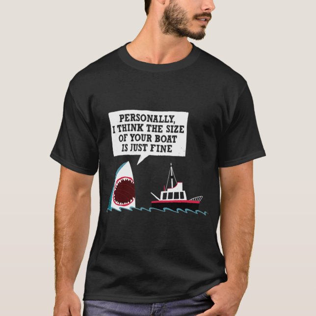 Haj Artig Haj vänner pojke T Shirt (Framsida)