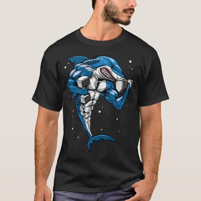 Haj Fitness Träning T Shirt (Framsida)