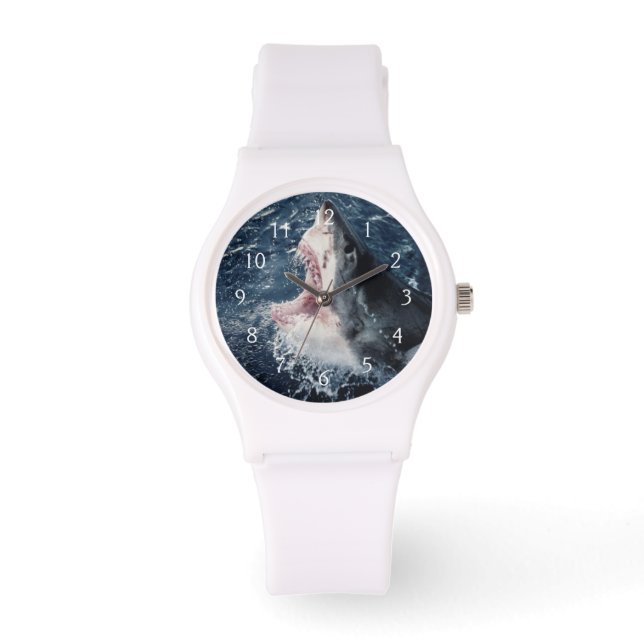 Haj hajaröppen mun armbandsur (Framsida)