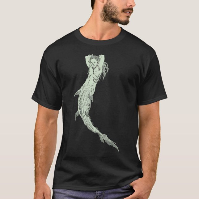 Haj med krås t shirt (Framsida)