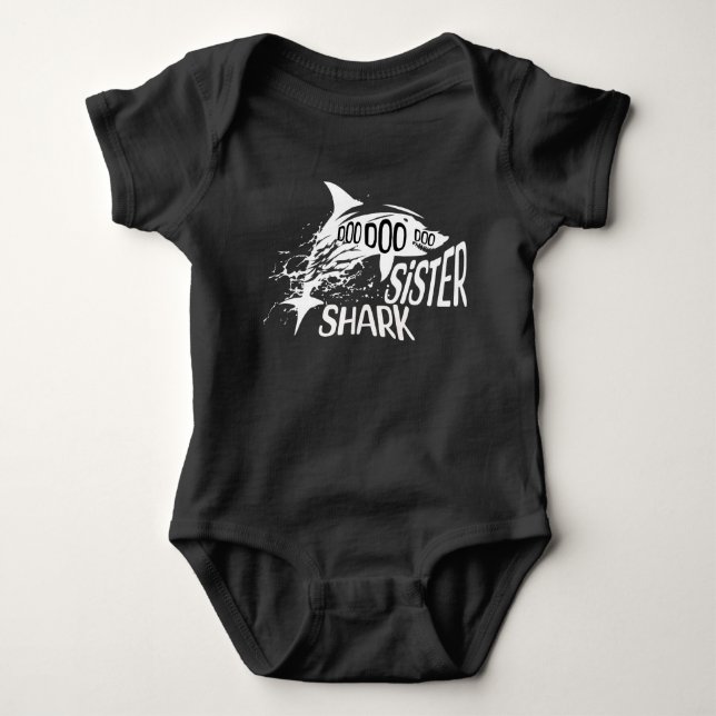 haj pappa Far Son matchande familj set T Shirt (Framsida)