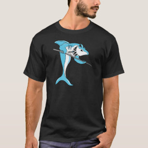Haj som leker biljard t shirt