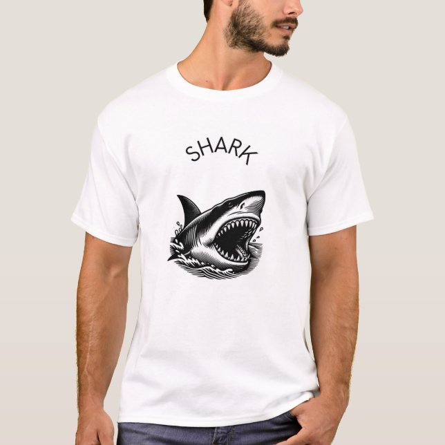 haj t shirt (Framsida)