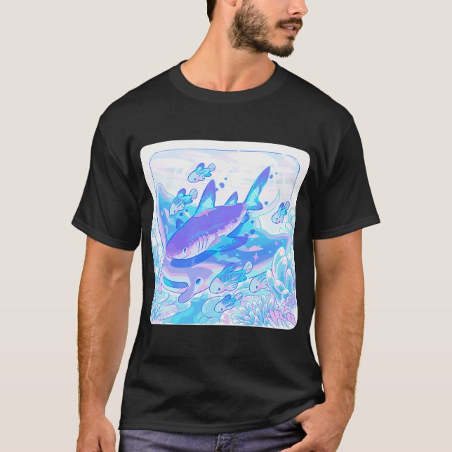 Haj utan fenor t shirt (Framsida)