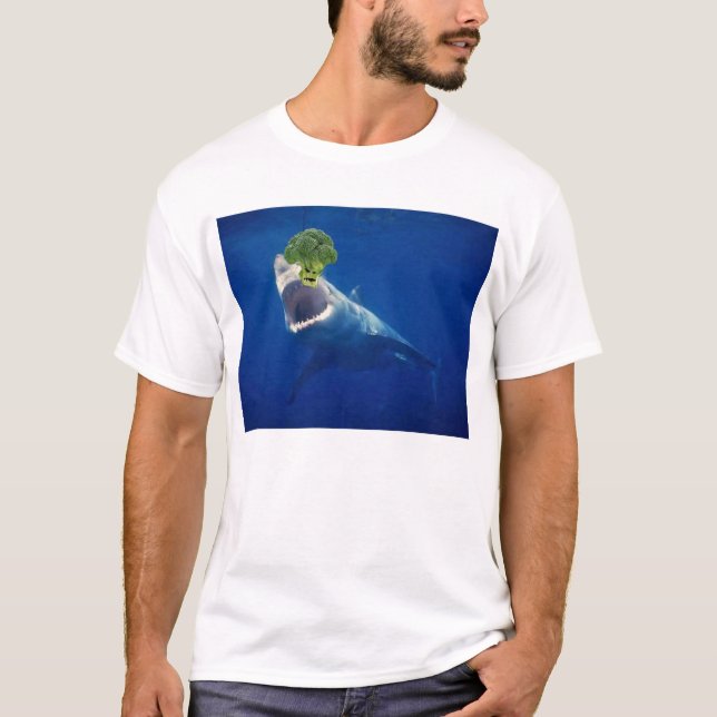 Haj vs Eviloccoli Tee Shirt (Framsida)