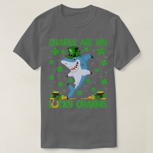 Hajar är mina Lucky Charms Shark St. T Shirt (Design framsida)