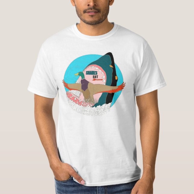 Hajar äter ankor t-shirt (Framsida)