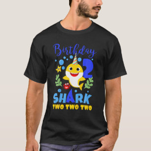 Hajar Baby för 2 års gamling i blå två T Shirt