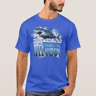 Hajar Dödor dig att Roligt haj Loverfor Surfers T Shirt